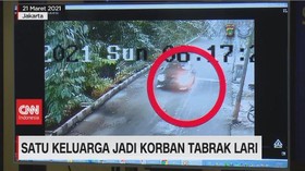 VIDEO: Satu Keluarga Jadi Korban Tabrak Lari