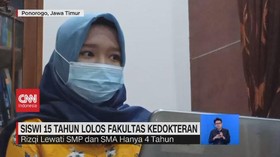 VIDEO: Siswi 15 Tahun Lolos Fakultas Kedokteran