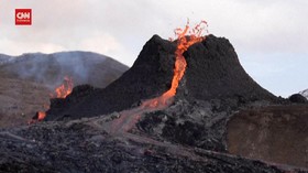 VIDEO: Wisata Lava Letusan Gunung di Islandia