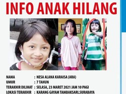 5 Hari Hilang, Ara Bocah Surabaya Ditemukan di Pasuruan