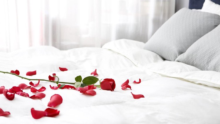 Ilustrasi Kamar Tidur Romantis