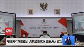 VIDEO: Pemerintah Resmi Larang Mudik Lebaran 2021