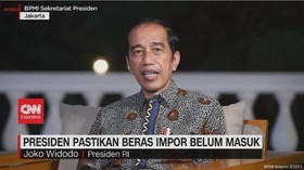 VIDEO; Presiden Pastikan Beras Impor Belum Masuk