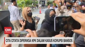 VIDEO: KPK Periksa Penyanyi Cita-Citata Terkait Kasus Bansos