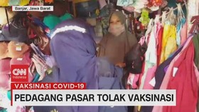 VIDEO: Pedagang Pasar Tolak Vaksinasi