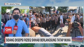 VIDEO: Sidang Eksepsi Rizieq Shihab Berlangsung Tatap Muka
