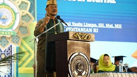 Mentan Bicara Sarjana dan Peran Pertanian Modern