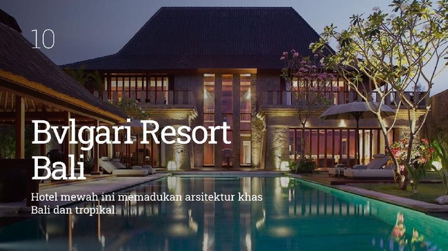 INTIP: Hotel Mewah Karya Fashion Designer Dunia