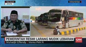 VIDEO: Pemerintah Resmi Larang Mudik Lebaran 2021