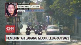 VIDEO: Pemerintah Larang Mudik Lebaran 2021