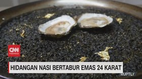 VIDEO: Hidangan Nasi Bertabur Emas 24 Karat