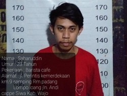 Gasak Uang Kafe Tempatnya Bekerja, Barista di Makassar Ditangkap