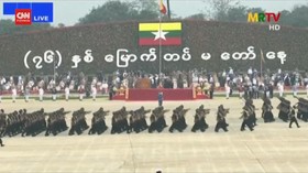 VIDEO: Parade Militer Myanmar dan Klaim Kudeta Berdarah Benar