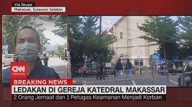 VIDEO: 2 Jemaat & 1 Petugas Keamanan Menjadi Korban Ledakan