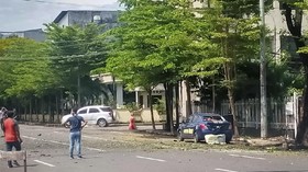 Potongan Tubuh Ditemukan Usai Bom di Gereja Katedral Makassar