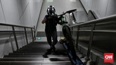 FOTO: MRT Jakarta Ramah Sepeda Non-Lipat Pemprov DKI mengatur kebijakan baru dengan mengizinkan sepeda non lipat masuk gerbong MRT dengan sejumlah syarat.