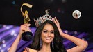 Berikut potret Aurra Kharishma berhasil meraih 3rd Runner Up Miss Grand International 2020&period;