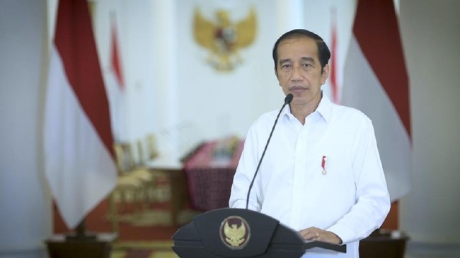 Presiden Joko Widodo menyinggung junta militer Myanmar saat bertemu secara virtual dengan Kanselir Jerman, Angela Merkel, pada Selasa (13/4).