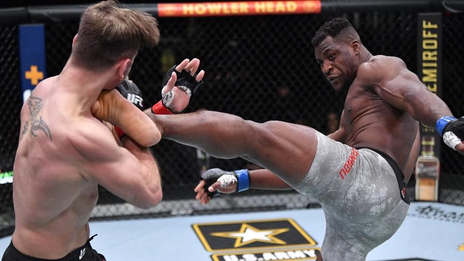 Juara kelas berat UFC Francis Ngannou berpeluang melawan Derrick Lewis dalam duel berikutnya ketimbang menghadapi Jon Jones.