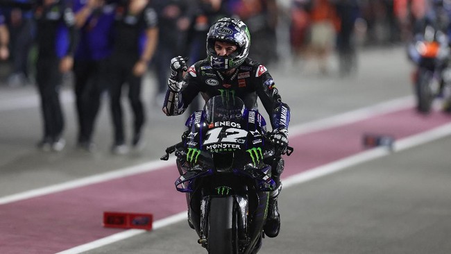 Pembalap Yamaha Maverick Vinales jadi yang tercepat di latihan bebas pertama (FP1) MotoGP Portugal di Sirkuit Algarve, Jumat (16/4).