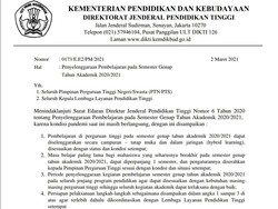Unair Belum Dapat Surat Edaran Pembelajaran Semester Genap dari Kemendikbud