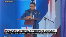 VIDEO: Moeldoko Ditantang Nyanyi Mars Demokrat