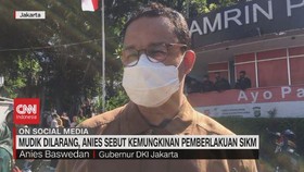 VIDEO: Anies Sebut Kemungkinan Pemberlakuan SIKM