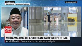 VIDEO: Muhammadiyah Anjurkan Tarawih di Rumah