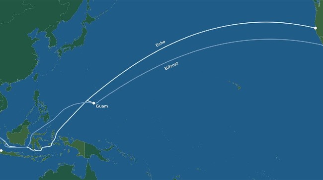 Facebook dan Google dilaporkan bakal menggelar kabel bawah laut yang menghubungkan Indonesia, Singapura, dan Amerika Utara.
