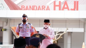 Dorong Food Estate, Ma'ruf Amin Resmikan Bandara Muara Teweh