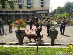 Gereja Santa Maria Tak Bercela Surabaya Disisir K9 Jelang Paskah