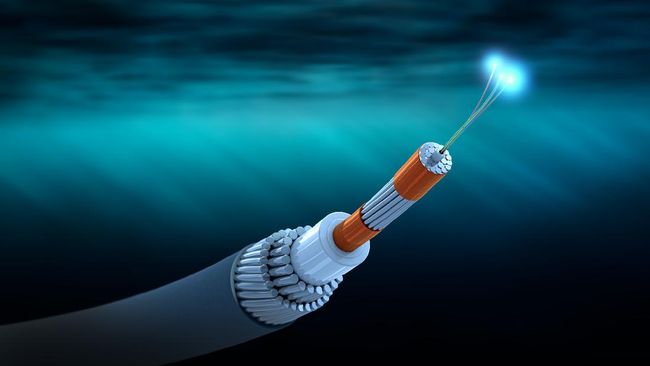 Kecepatan internet ini didapat dalam uji lab menggunakan kabel serat optik yang punya empat inti.