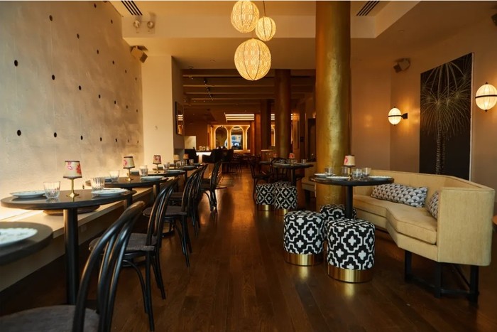 Beginilah interior Sona Restaurant yang didesain oleh Melissa Bowers (foto: vogue.com)