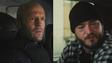 Post Malone Ditembak Jason Statham di Trailer 'Wrath of Man'
