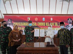 Tuntas Tepat Waktu, Program TMMD ke-110 Resmi Ditutup