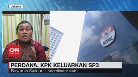 VIDEO: Perdana, KPK Keluarkan SP3