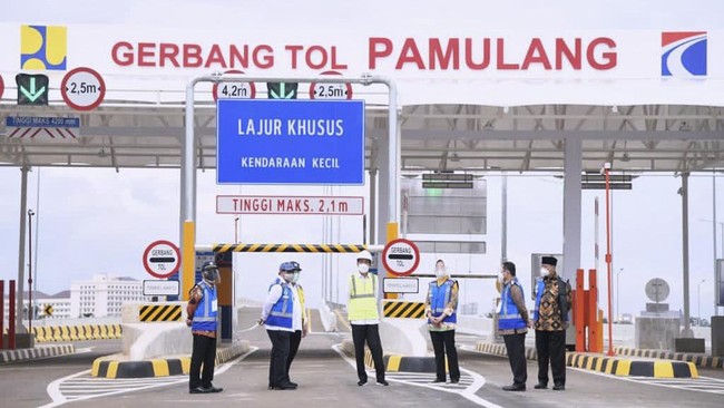 PT Jasa Marga (Persero) Tbk menargetkan uji laik fungsi (ULF) Jalan Tol Serpong-Cinere Seksi II Ruas Pamulang-Cinere pada kuartal I 2022.