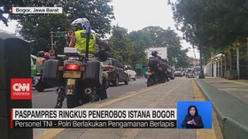 VIDEO: Paspampres Ringkus Penerobos Istana Bogor