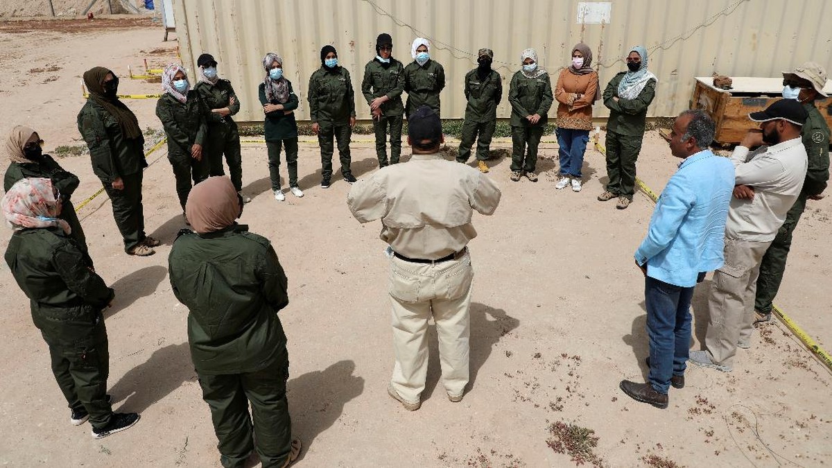 FOTO: Berjumpa Srikandi Penjinak Ranjau di Irak