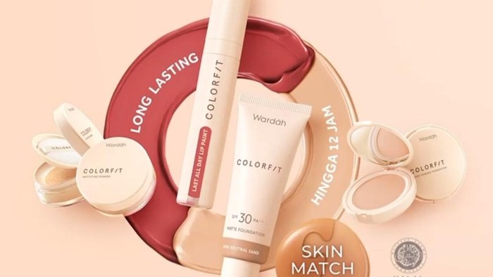 Wardah Luncurkan Colorfit Series, Makeup dengan Formula Tahan Lama