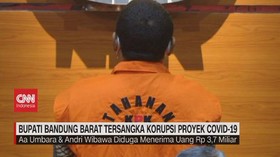 VIDEO: Bupati Bandung Barat Tersangka Korupsi Proyek Covid-19