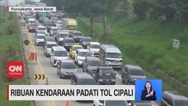 VIDEO: Libur Panjang, Ribuan Kendaraan Padati Tol Cipali