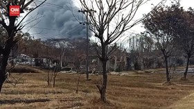 VIDEO: Api di Tangki Kilang Pertamina Sempat Menyala Kembali