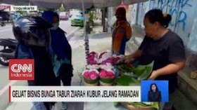 VIDEO: Geliat Bisnis Bunga Tabur Ziarah Kubur Jelang Ramadan