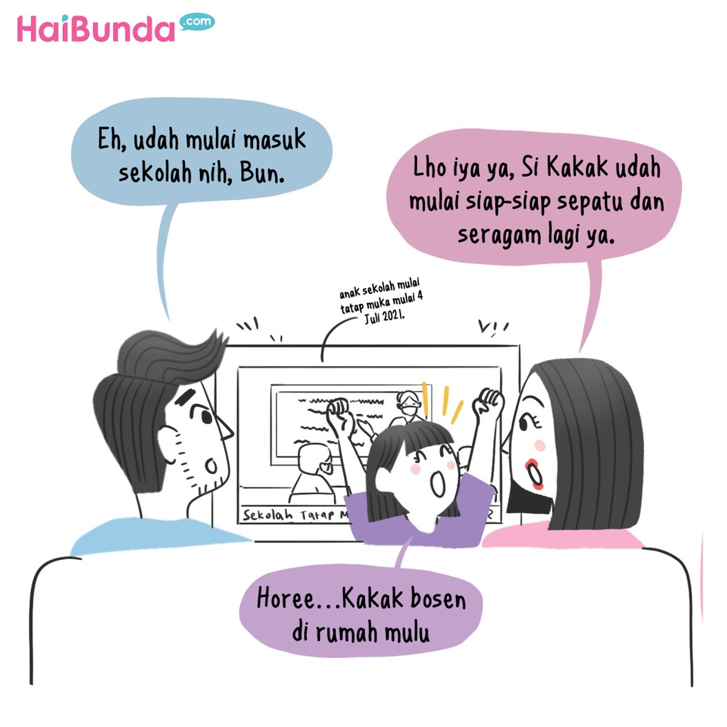Komik Kakak Sekolah Tatap Muka