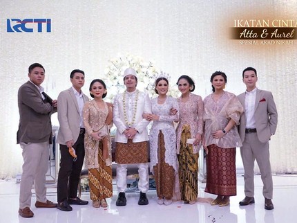 Momen Anang-Ashanty-KD Duduk Semeja di Pernikahan Atta-Aurel