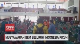 VIDEO: Musyawarah BEM Seluruh Indonesia Ricuh