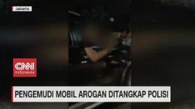 VIDEO: Pengemudi Mobil Arogan Ditangkap Polisi