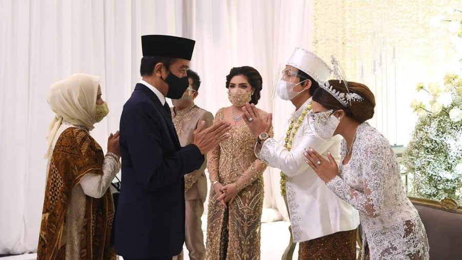 Presiden Jokowi Jadi Saksi Pernikahan Atta dan Aurel
