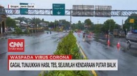 VIDEO: Puluhan Mobil ke Puncak Diputar Balik